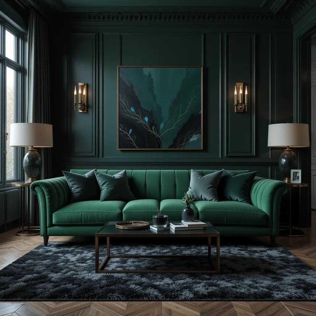 Add Dark Accents for a Dramatic Effect