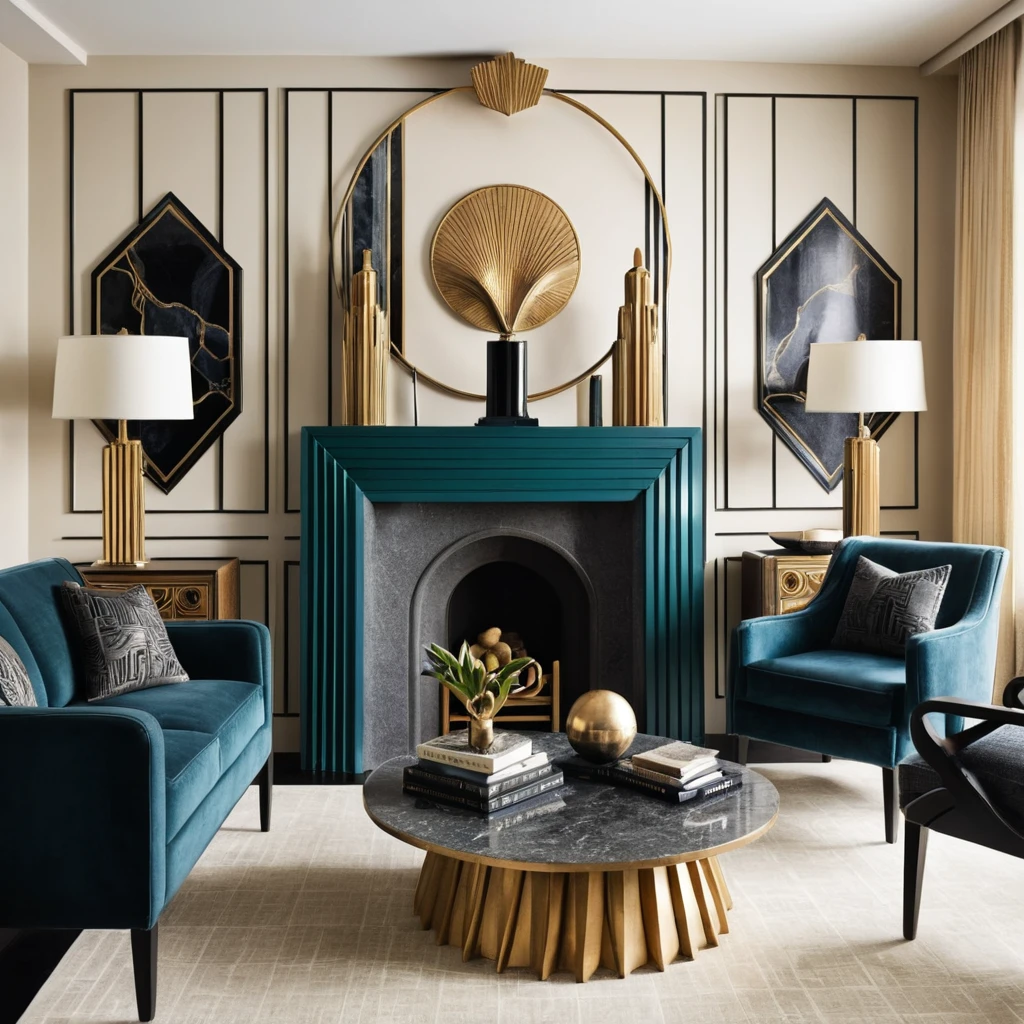 Art Deco-Inspired Sculptures