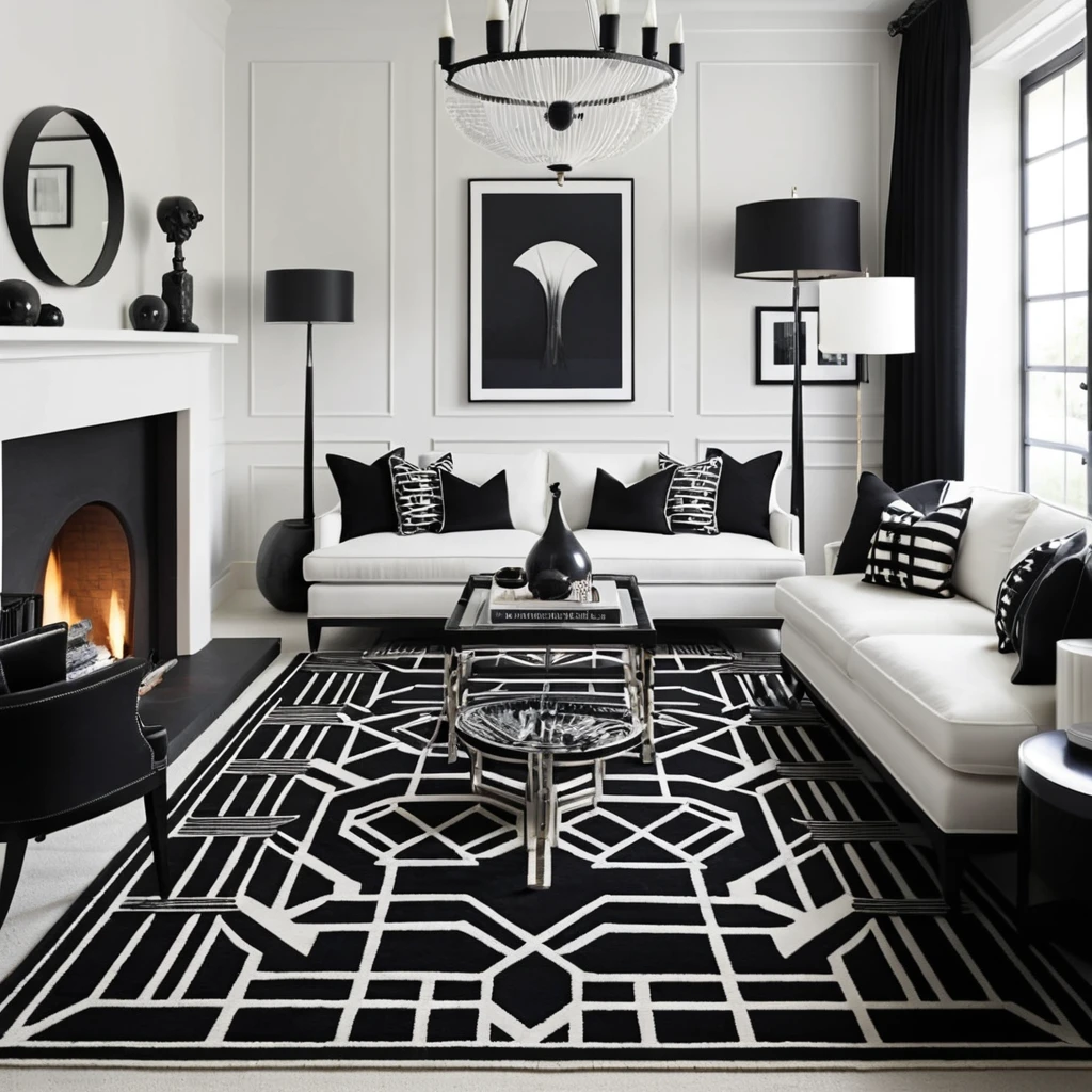 Bold Black and White Contrast