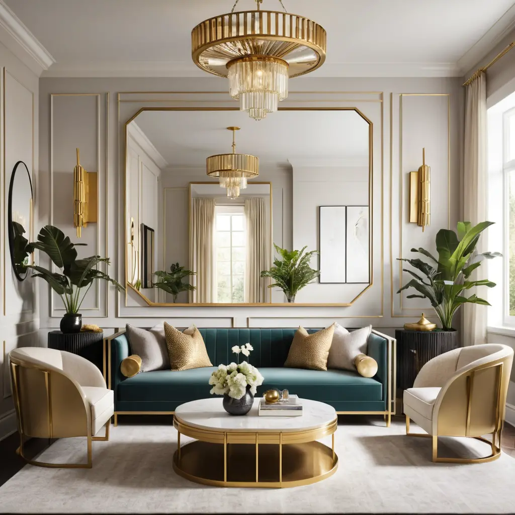 Brushed Gold Accents