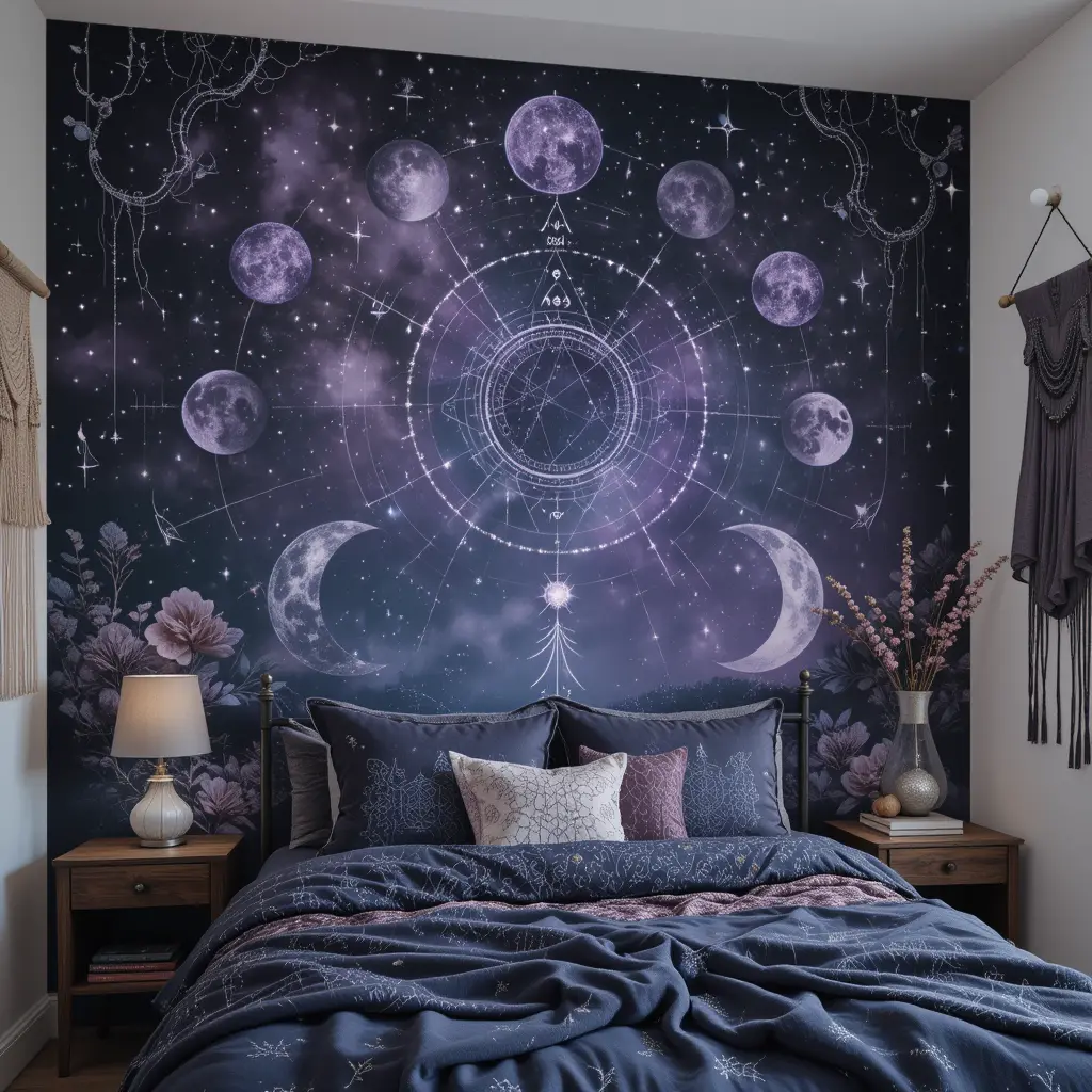 Celestial Wall Murals for a Starry Night Vibe