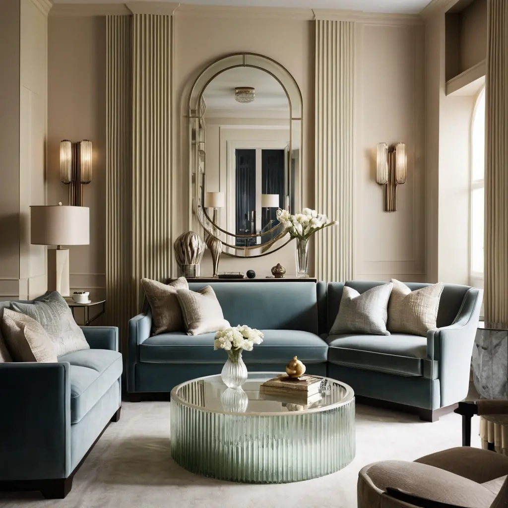 Fluted Glass Furniture