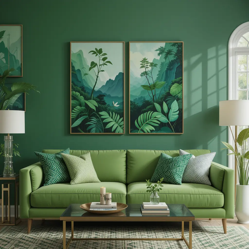 Go Bold with Green Wall Art