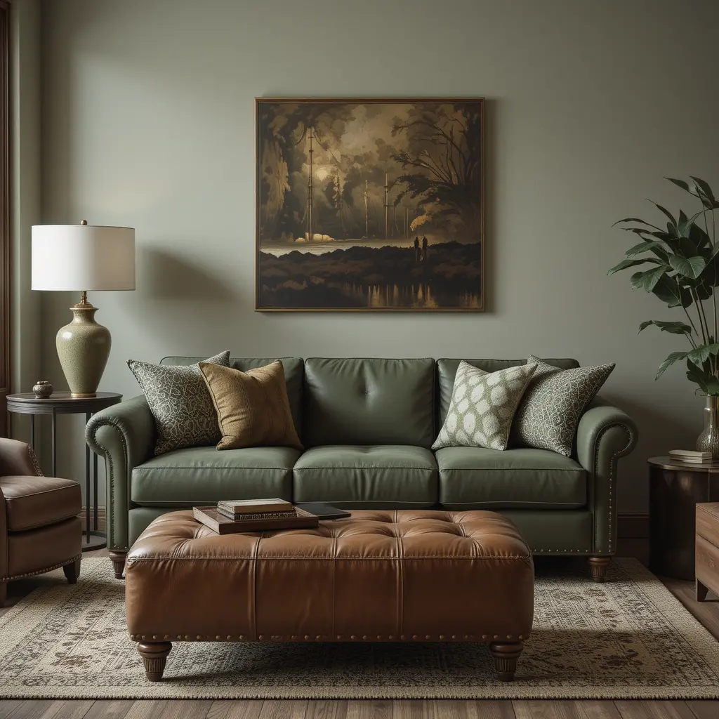 Incorporate Warm Leather Furniture