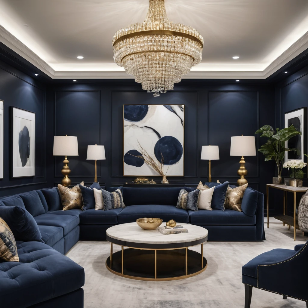 Luxury Basement Family Room