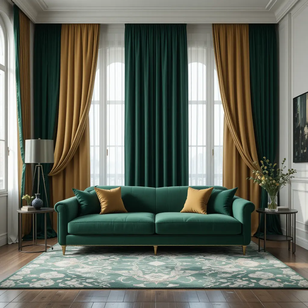 Opt for Bold, Luxurious Curtains