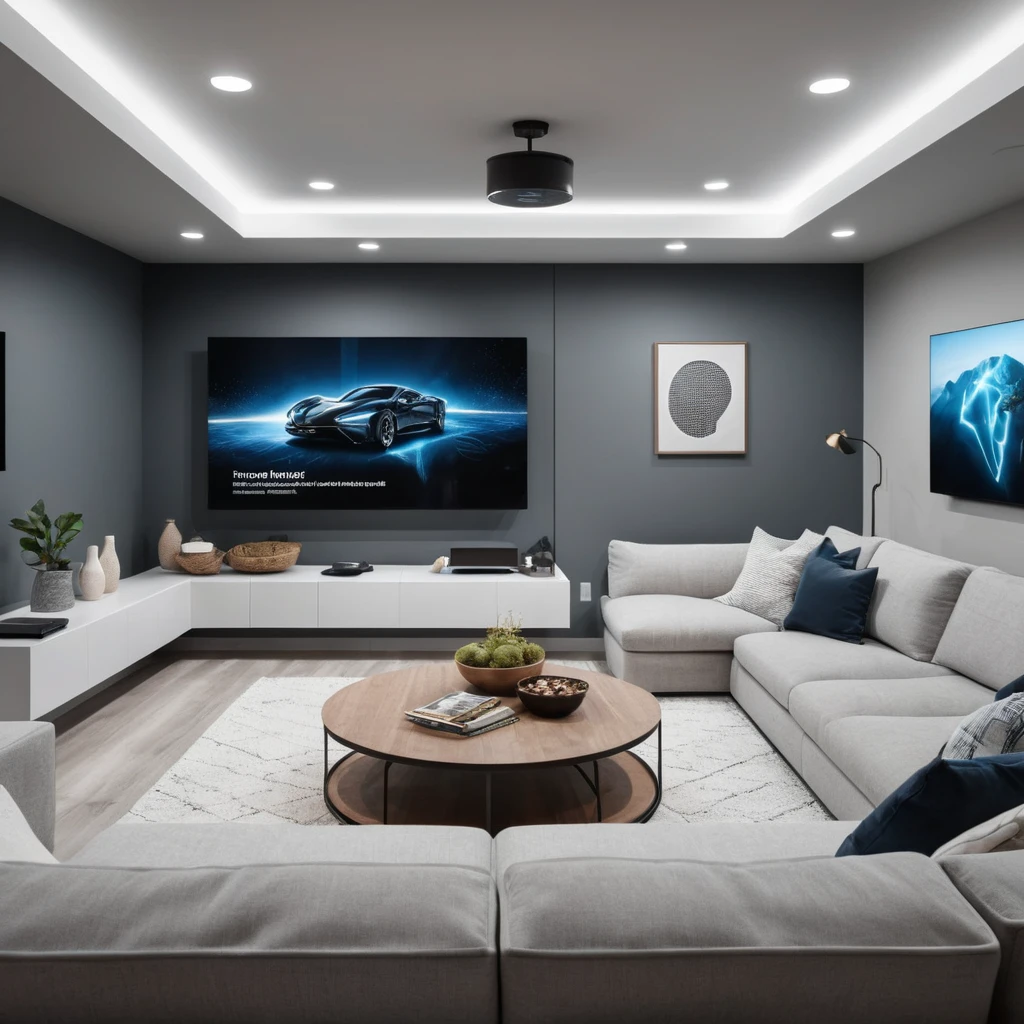 Tech-Savvy Family Room