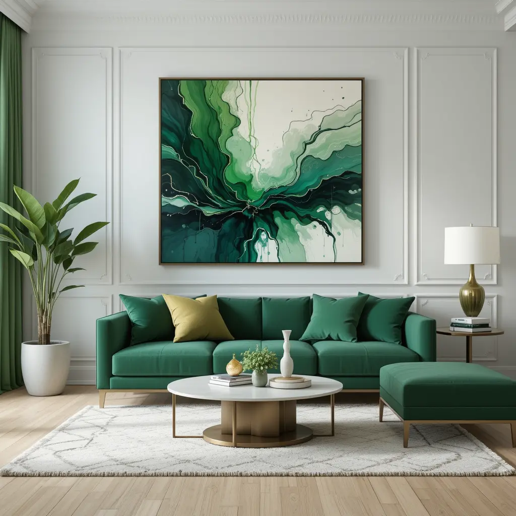 Use Large Art Pieces to Anchor the Space