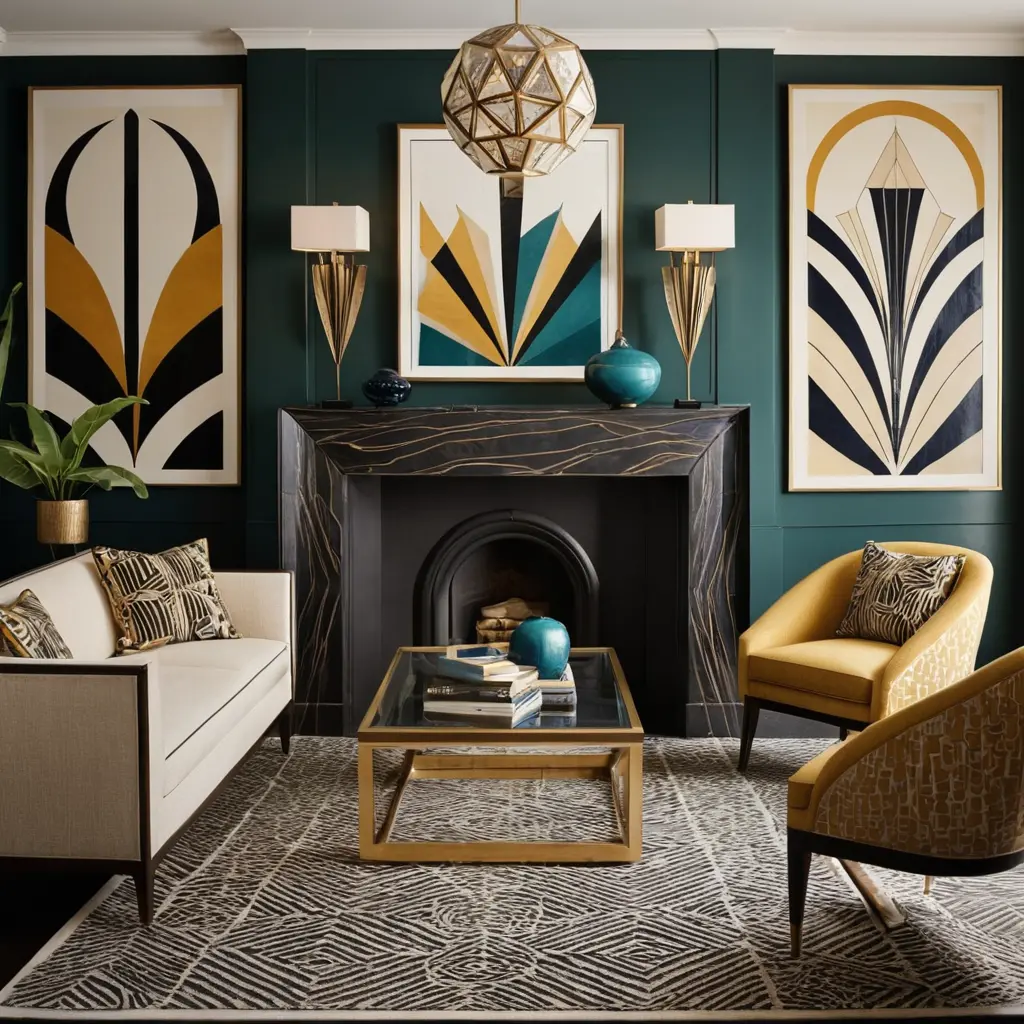 Vibrant Art Deco Prints