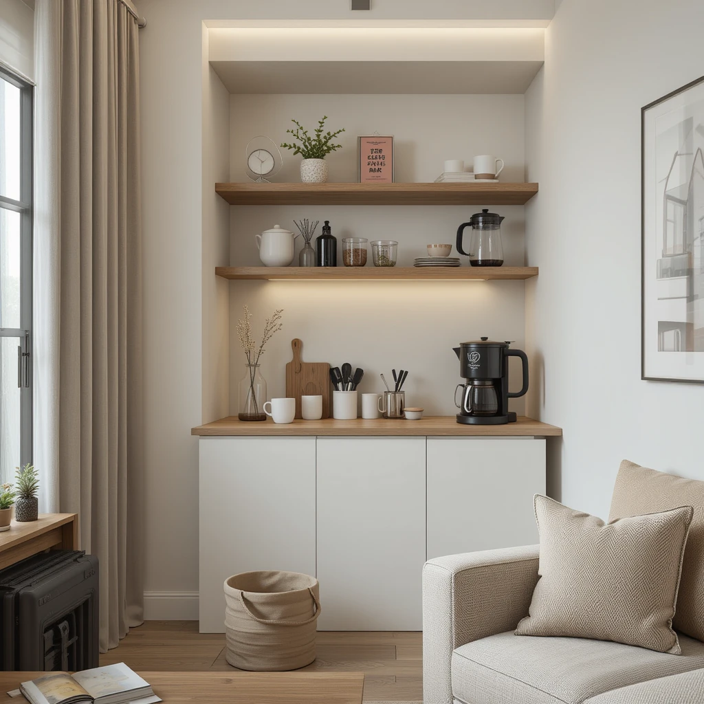 Add a Minimalist Coffee Bar
