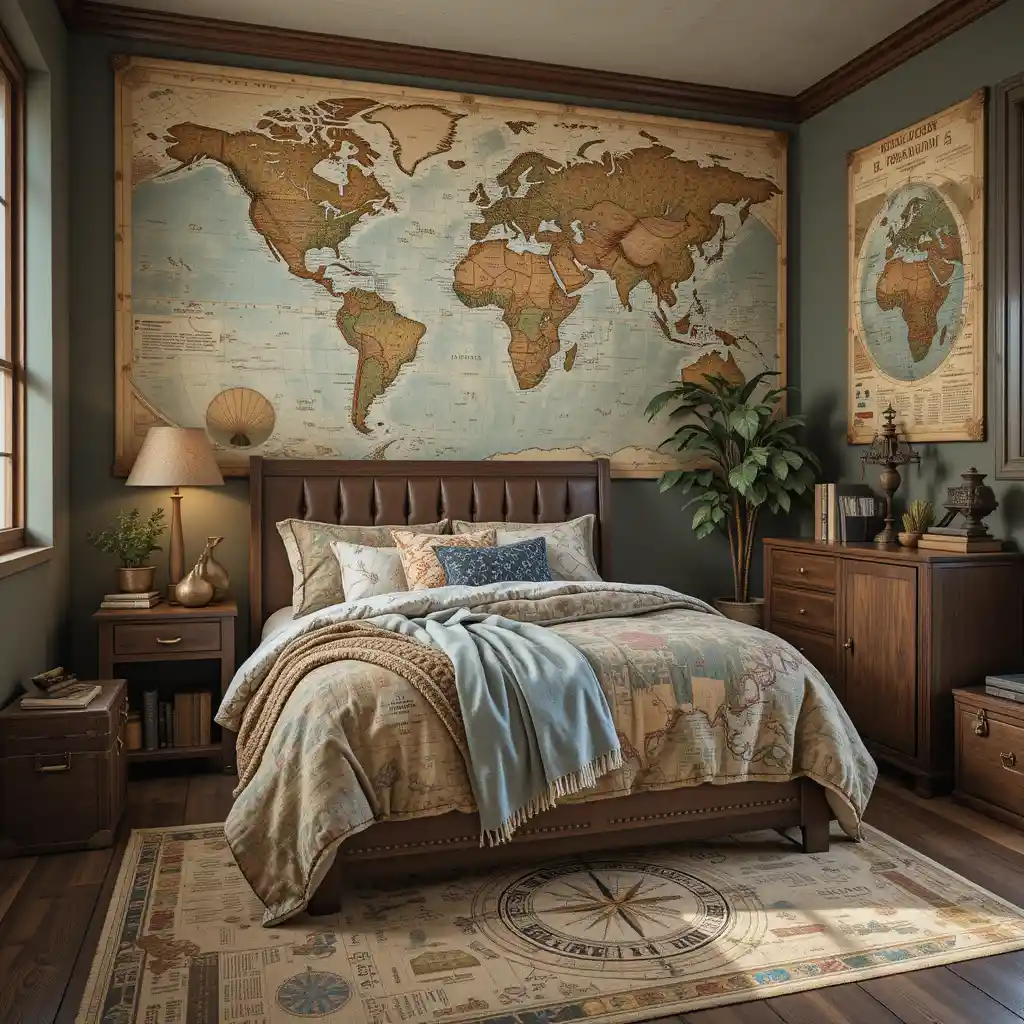 Adventure-Inspired Room with Maps