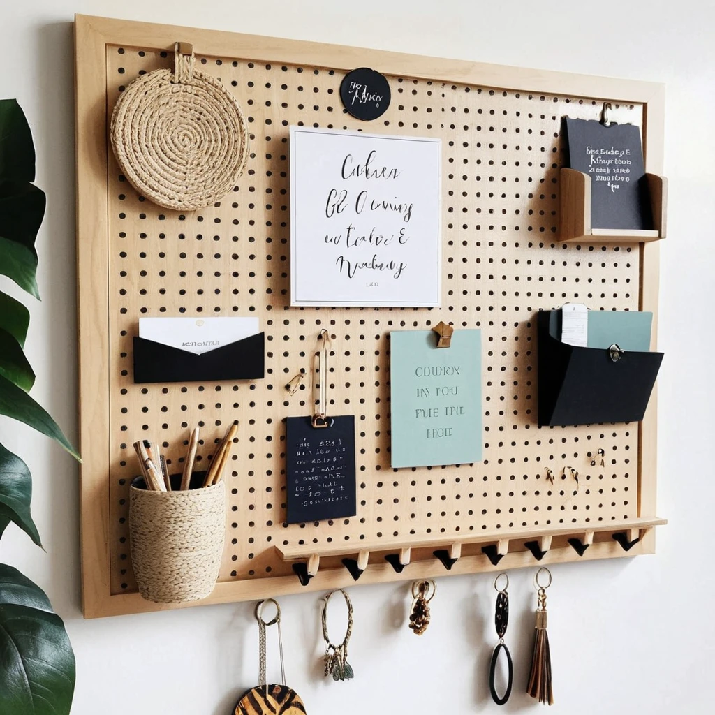 Aesthetic Pegboards for Organization