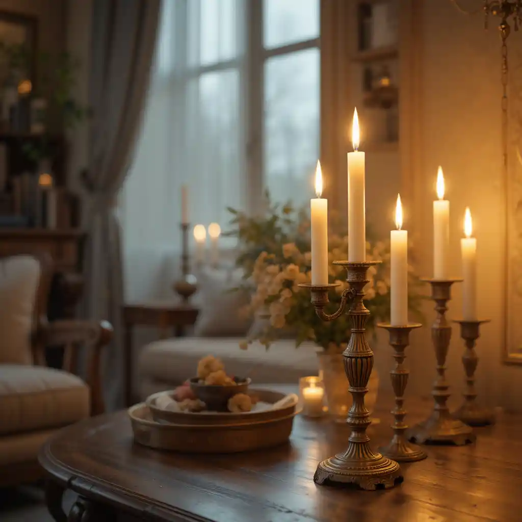 Antique Candle Holders for Soft, Atmospheric Lighting