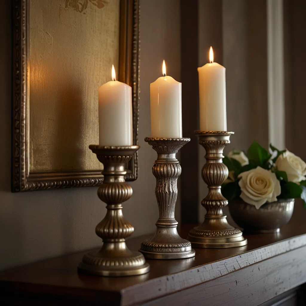Antique Candleholders for Classic Charm