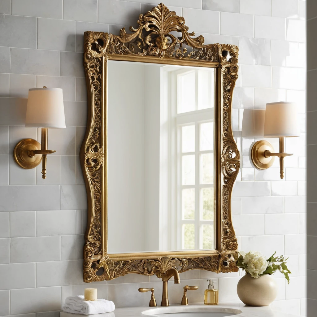 Antique Gold Mirror