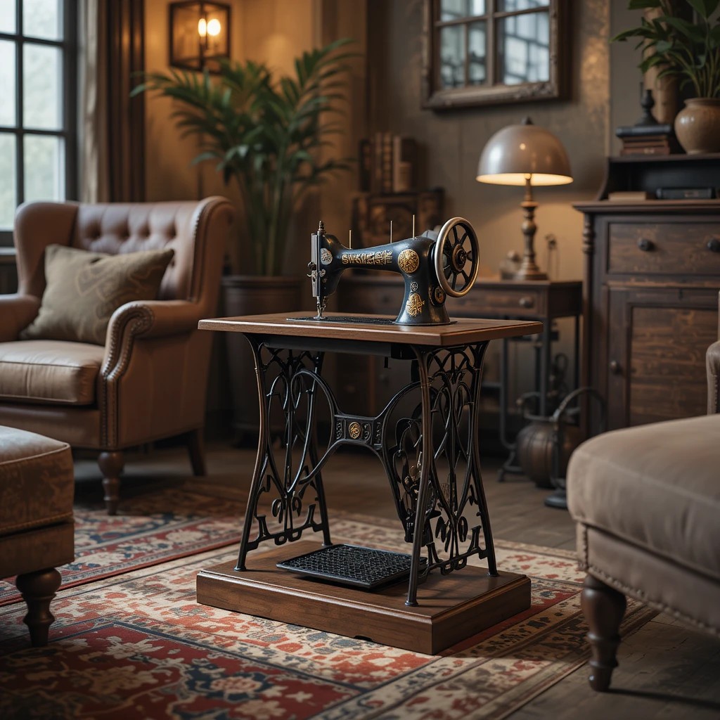 Antique Sewing Machines as Decorative Pieces