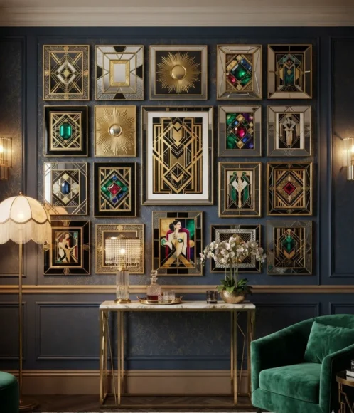 Art Deco Gallery Wall
