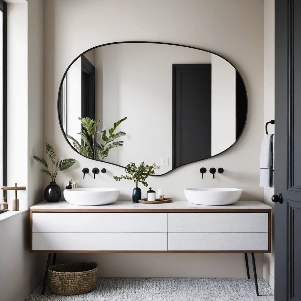 Asymmetrical Mirror
