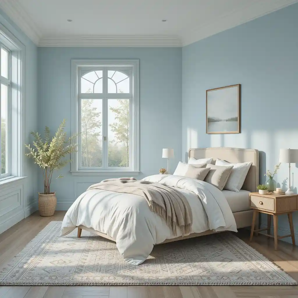 Baby Blue with Subtle Patterns