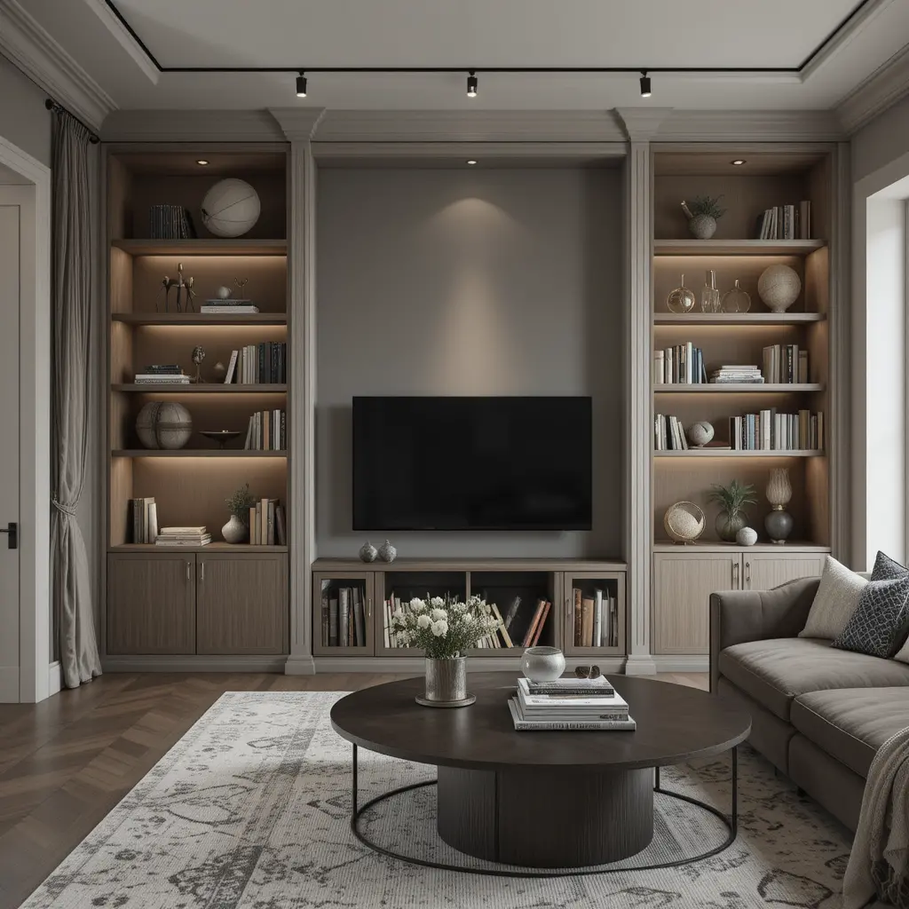 Bespoke Built-In Shelves for Practical Storage
