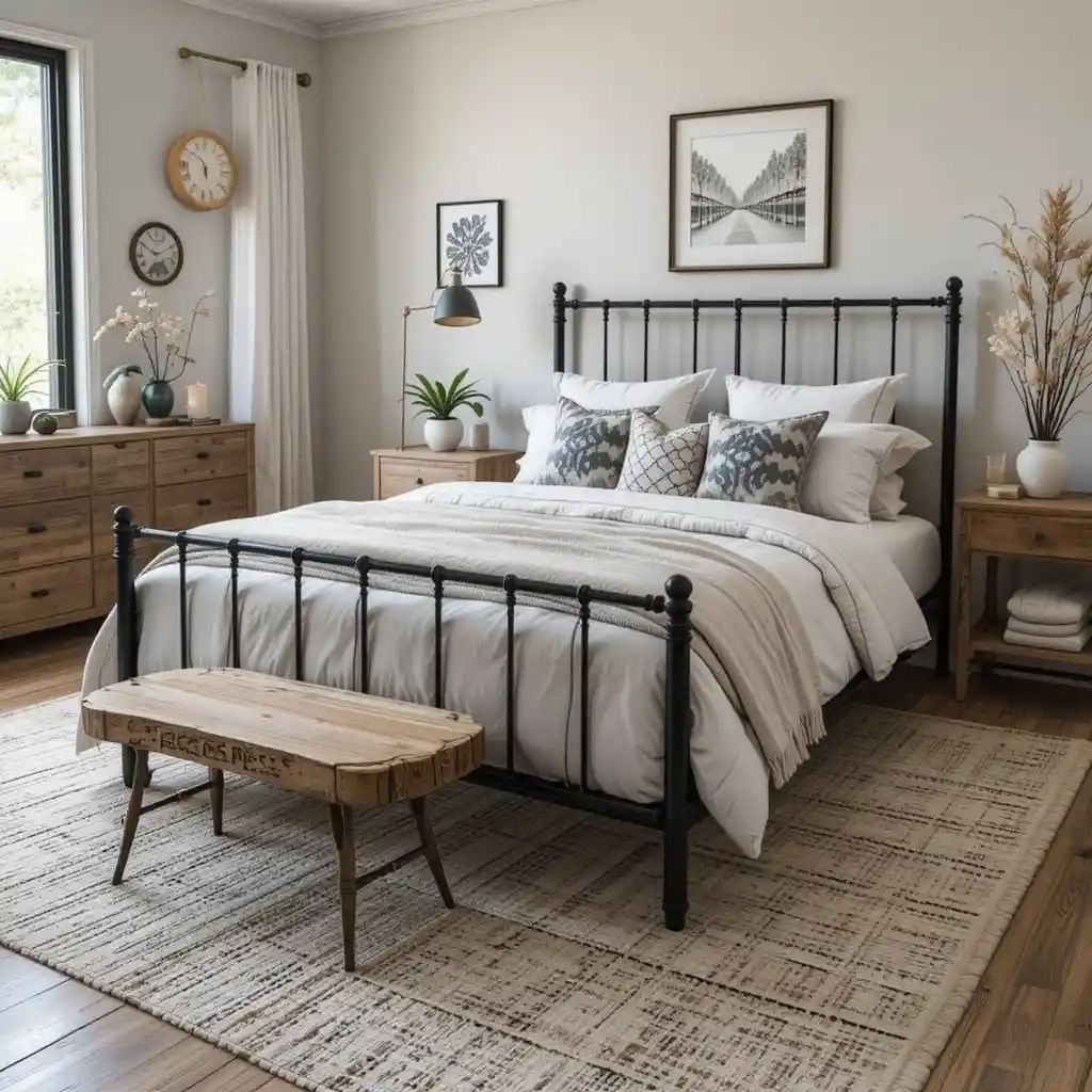 Black Metal Bed Frame