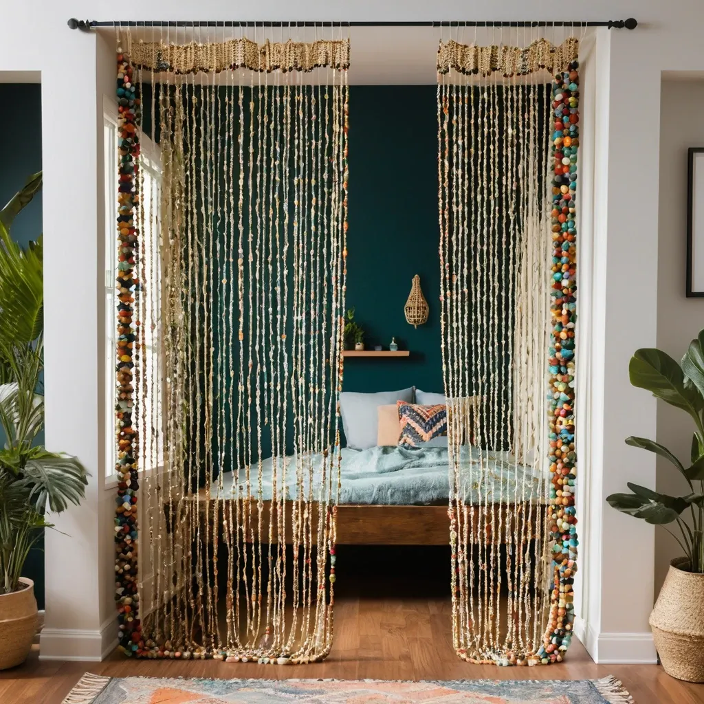 Boho Beaded Curtains