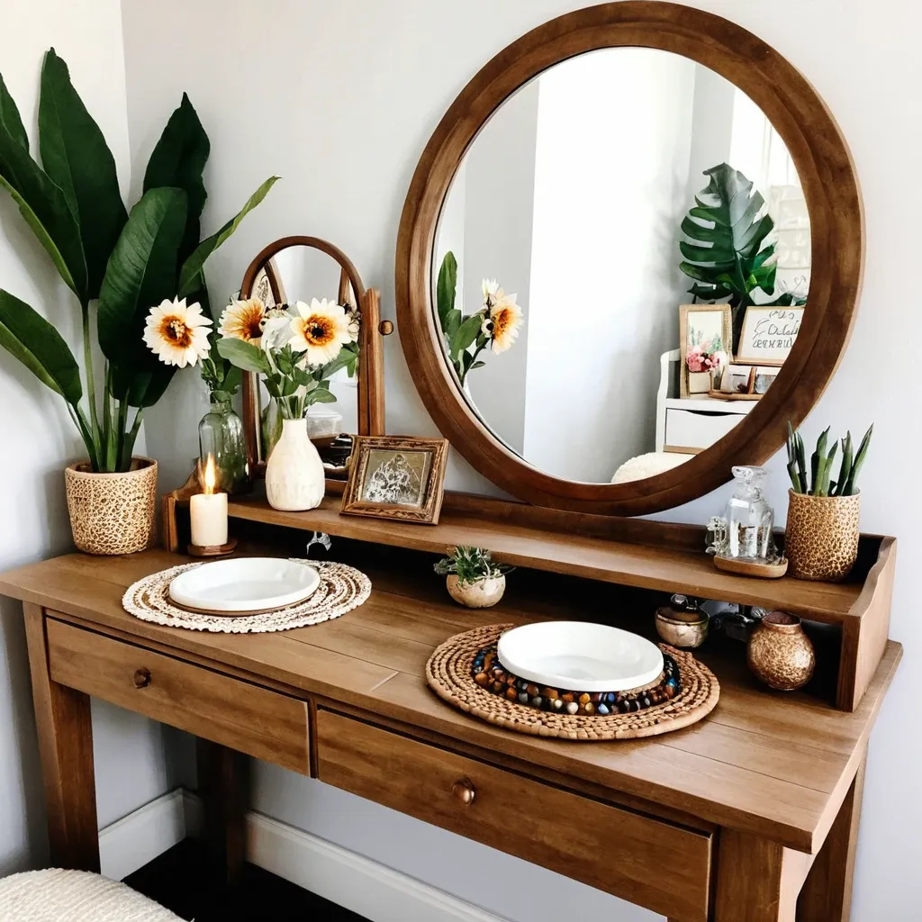 Boho-Inspired Vanity