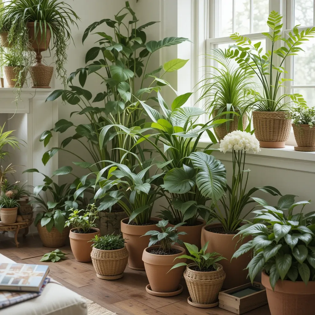 Botanical Touches with Houseplants