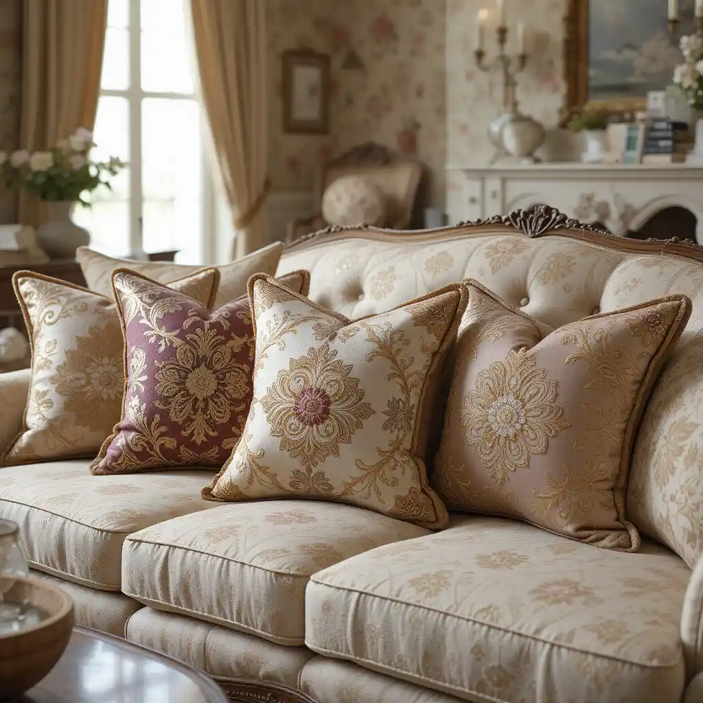 Brocade Accent Pillows