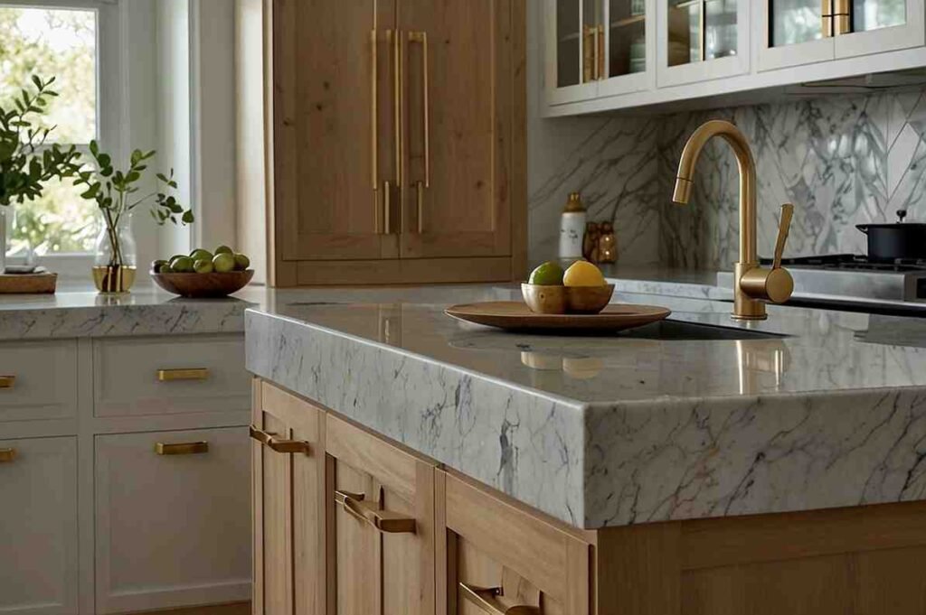 Brushed Gold Hardware for a Touch of Glamour