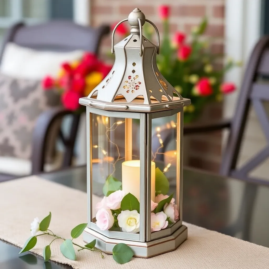Candle Lantern Centerpiece