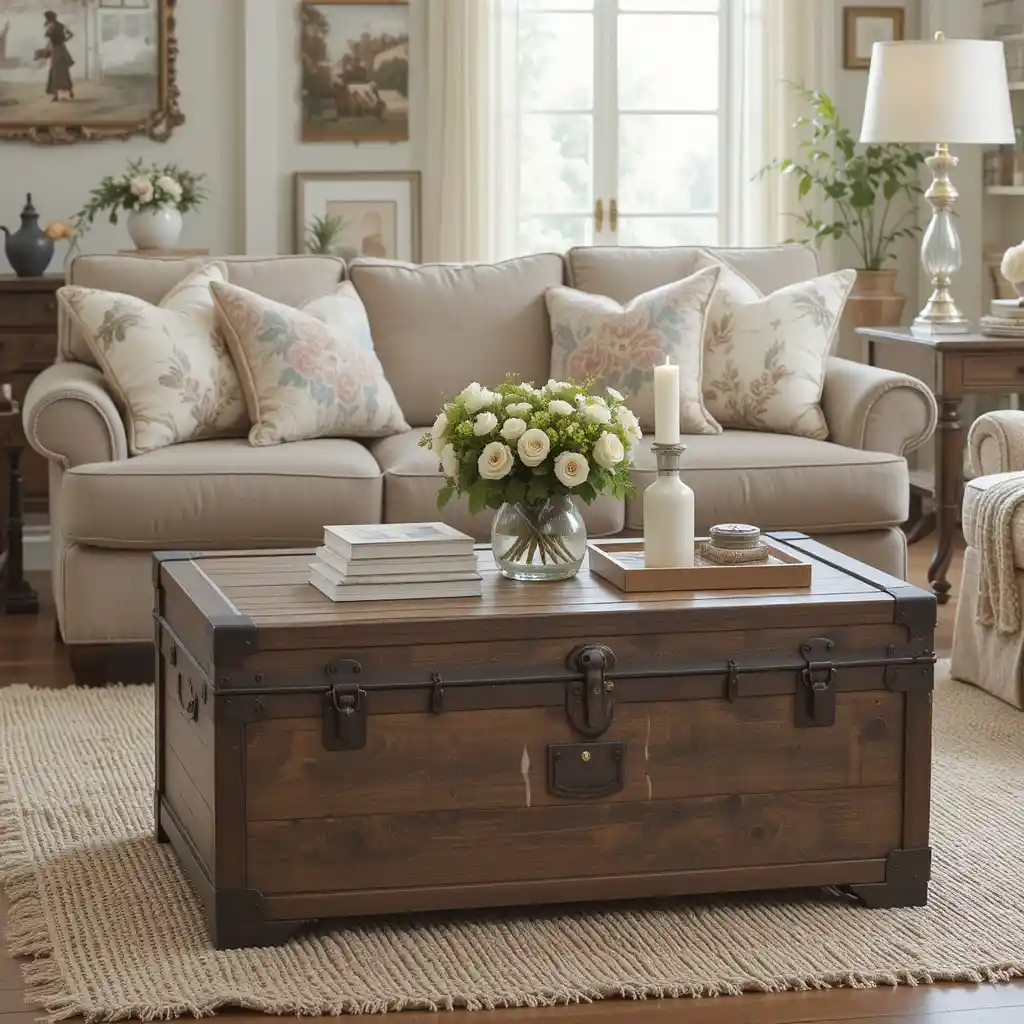 Charming Wooden Trunks