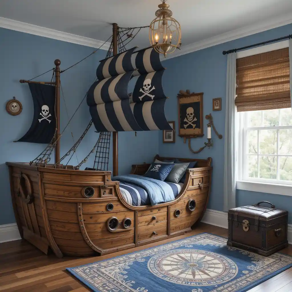 Classic Pirate Ship Room