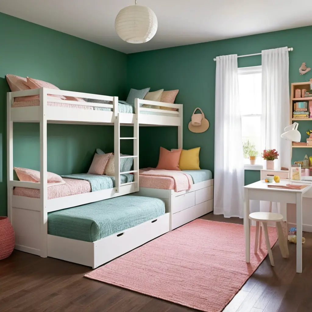 Color-Coded Zones for Each Sister