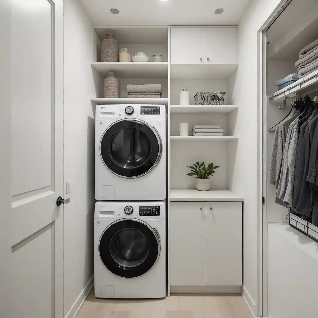 Compact Stackable Washer and Dryer