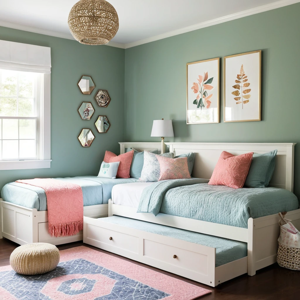 Compact Trundle Bed for Overnight Guests