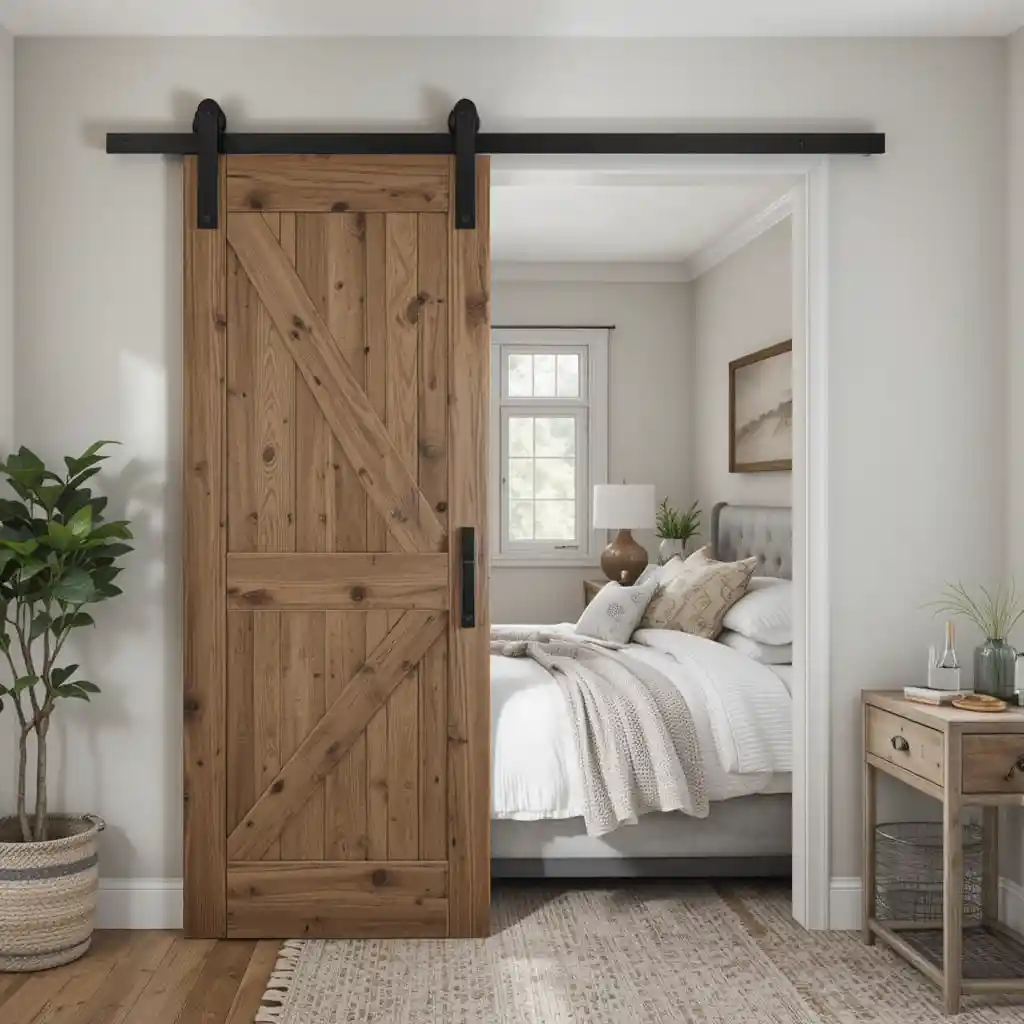 Cottage-Style Sliding Barn Door