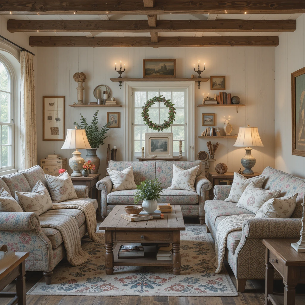 Cozy Cottage Living Room