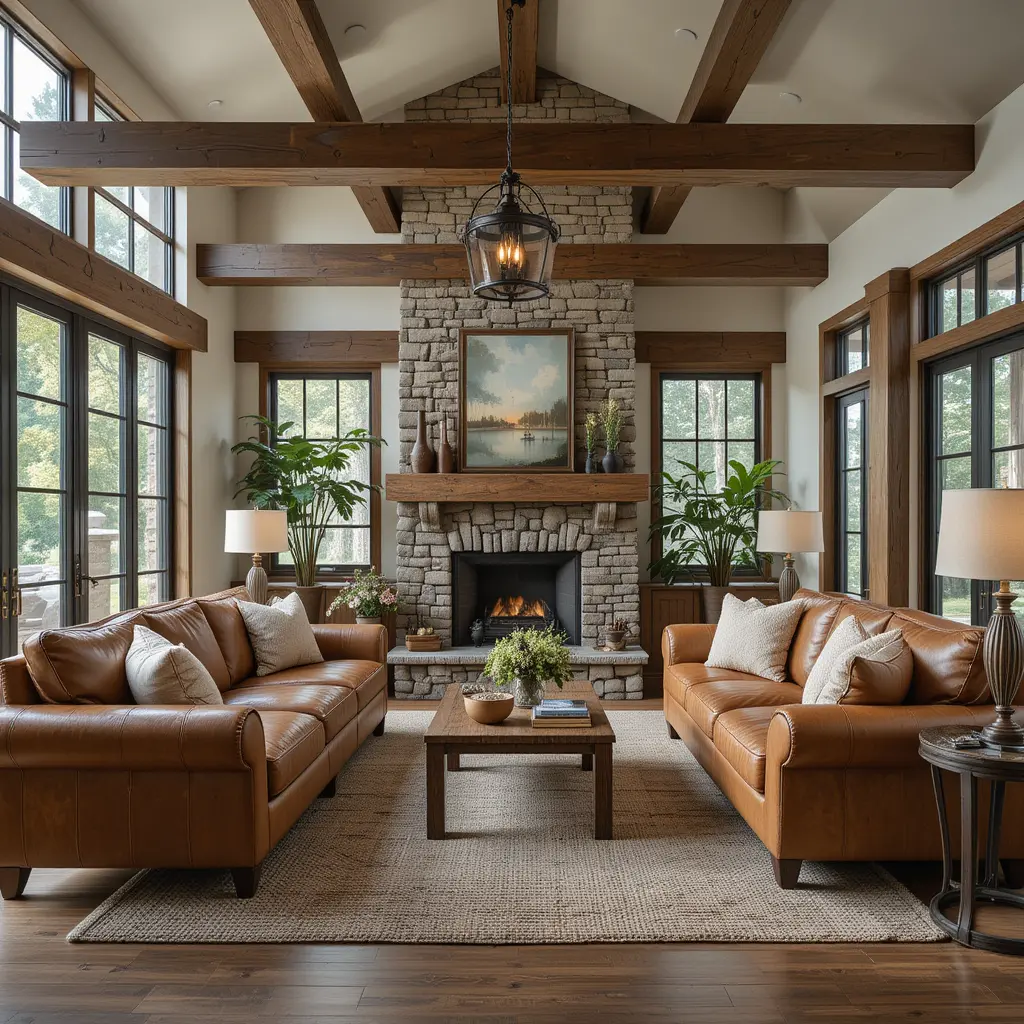 Cozy Leather Seating