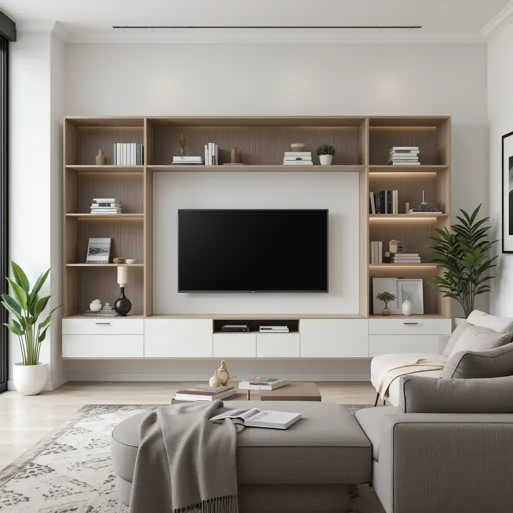 Create a Floating Entertainment Center