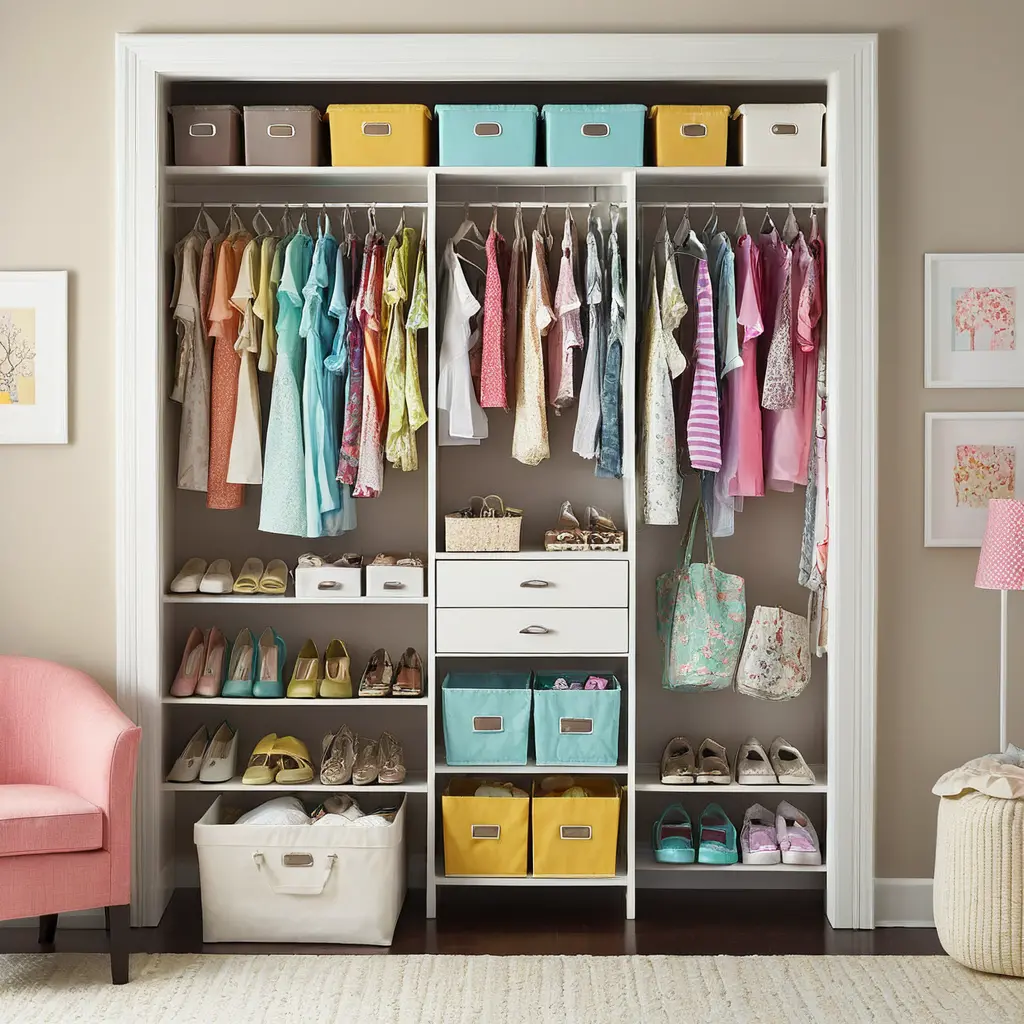 Creative Closet Organization