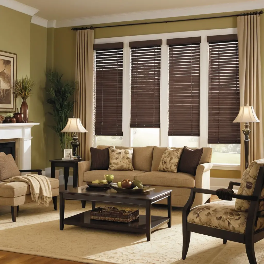 Curtain-Style Blinds for Soft, Flowing Look