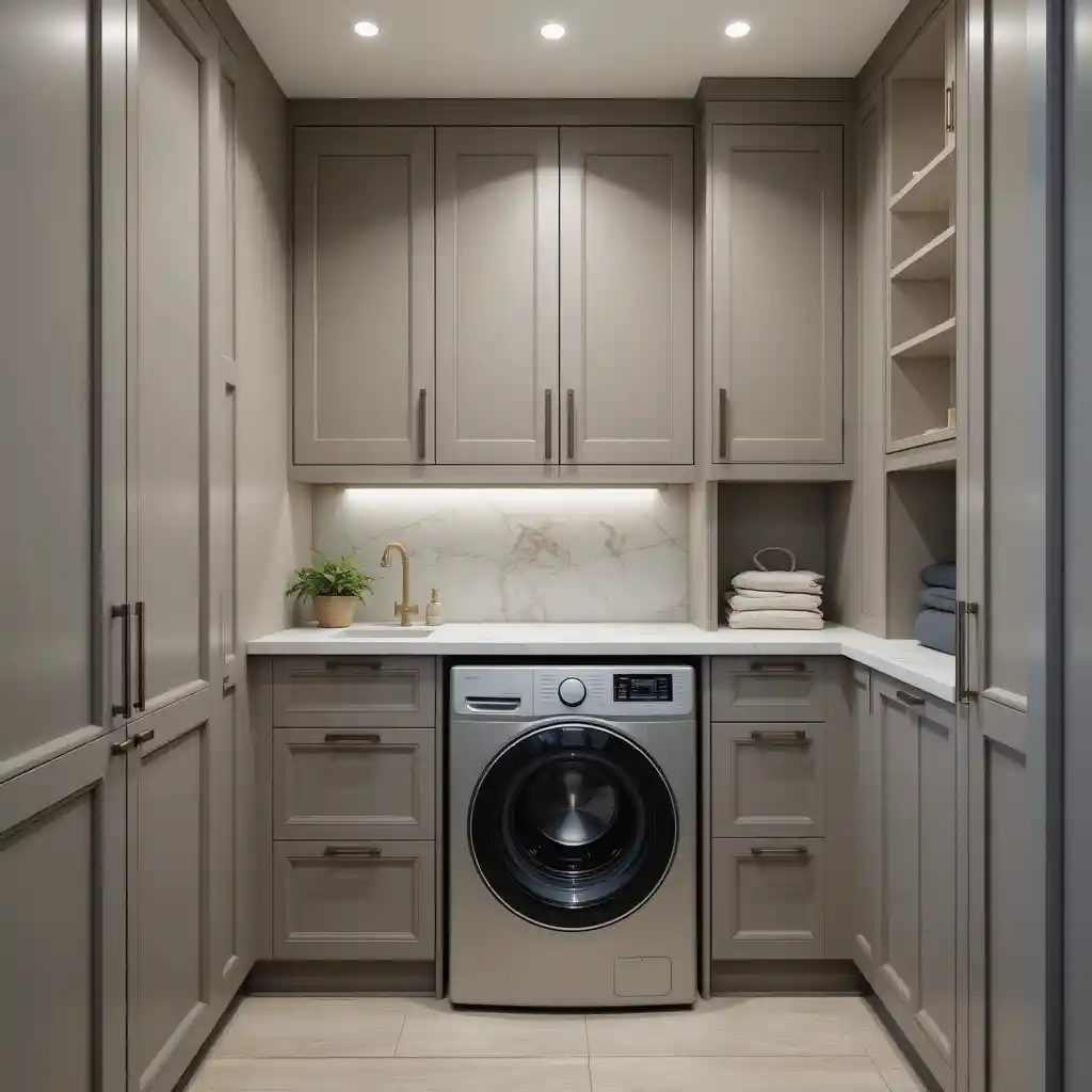 Customized Laundry Cabinetry