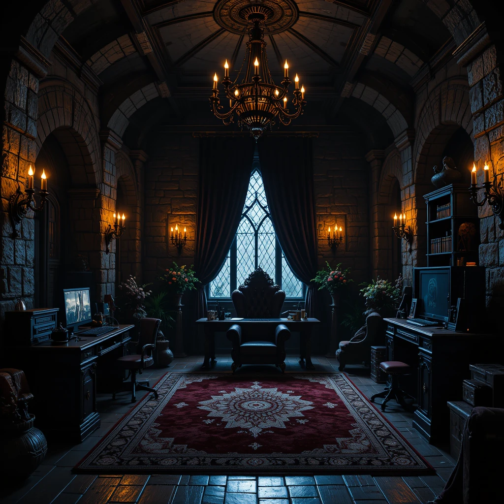 Dark Fantasy Castle Room