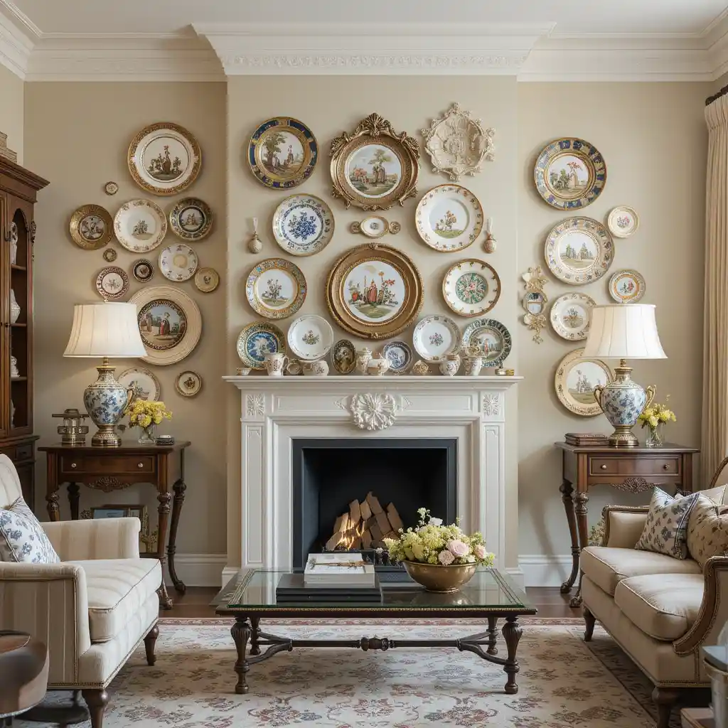 Decorative Antique Plates for Wall Art