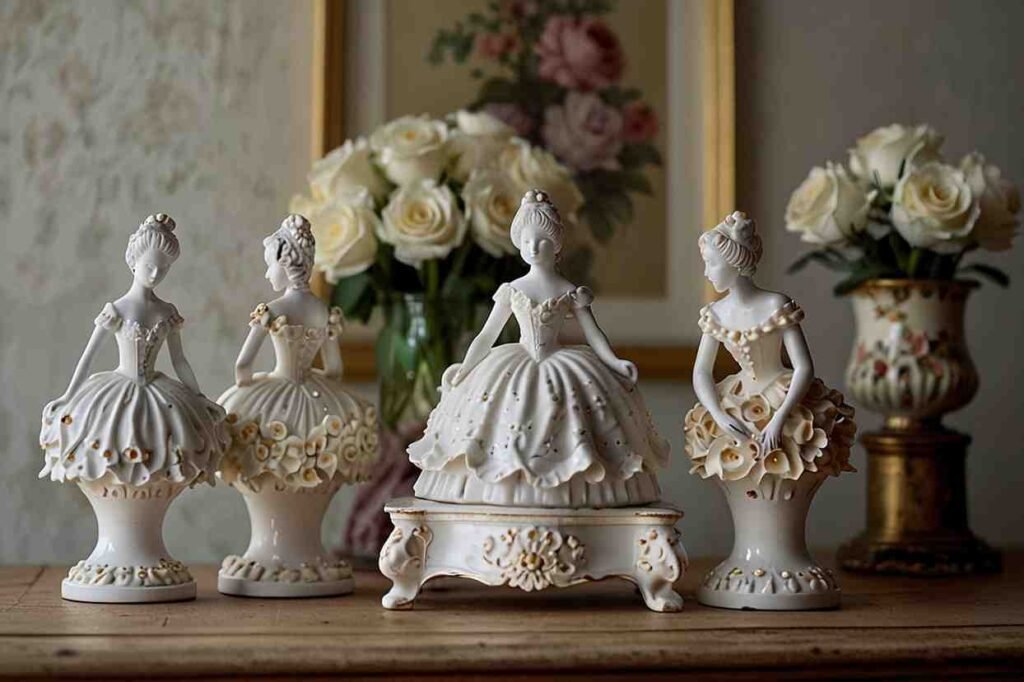Delicate French Porcelain Figurines