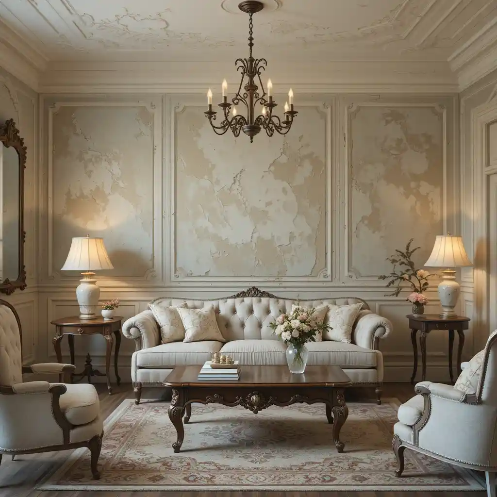 Distressed Walls for Antique Charm