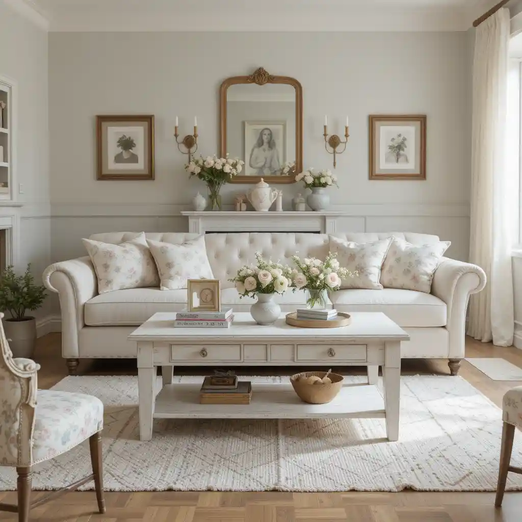 Distressed White Furniture for Shabby Chic Appeal