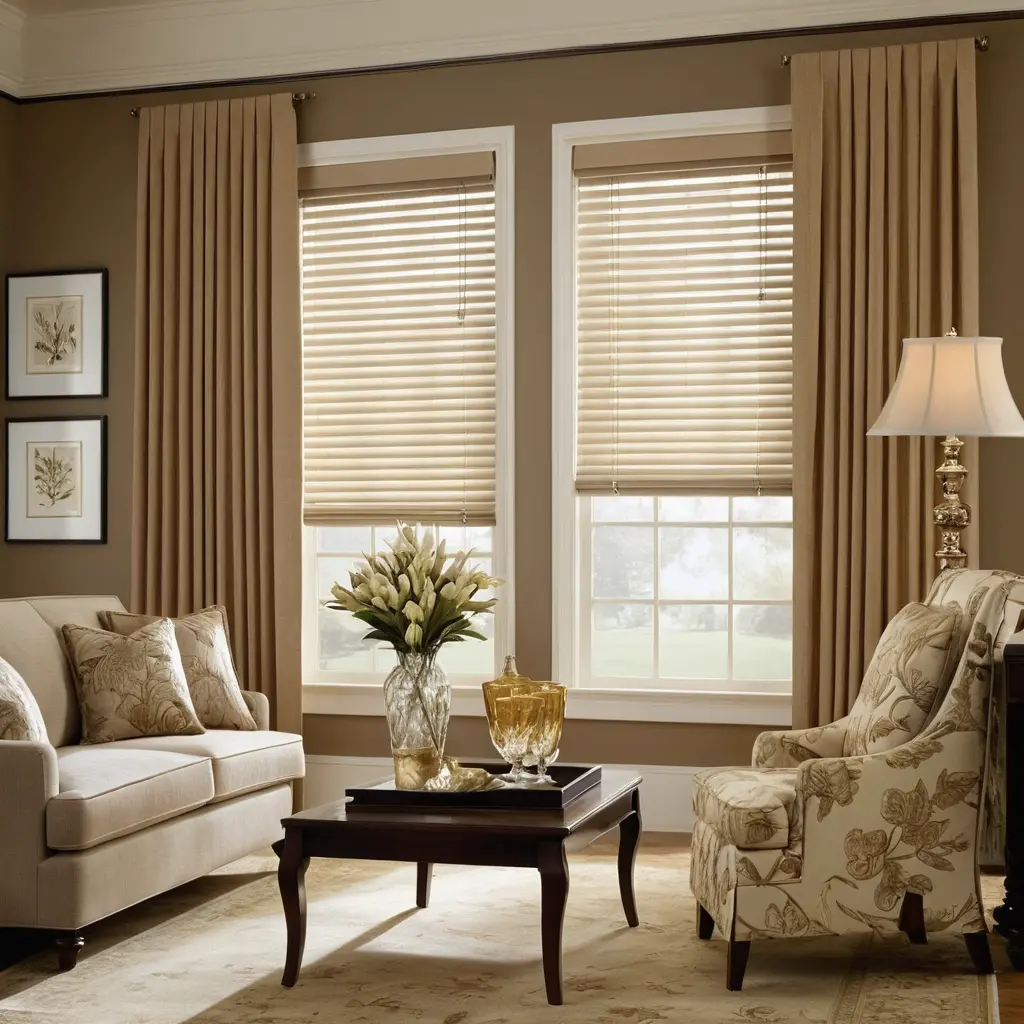 Drapery-Style Blinds for a Luxurious Look