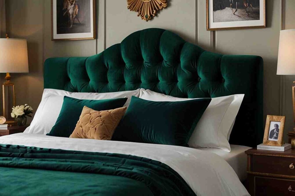 Elegant Velvet Headboard for a Touch of Luxe